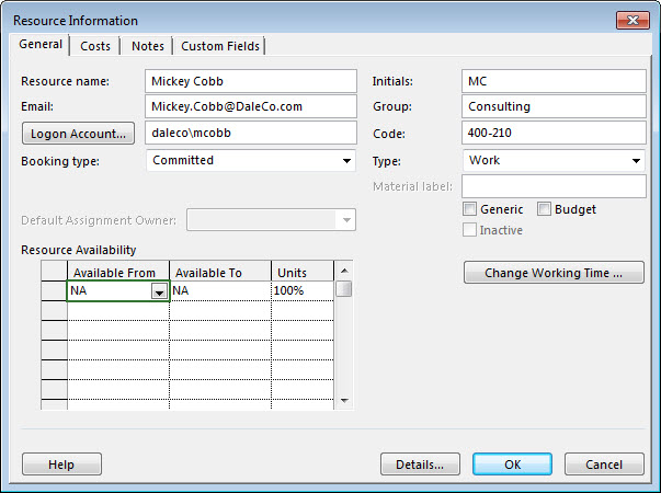 Using Alternate Cost Rates For Resources Project Management Best Practices Microsoft Project Tips