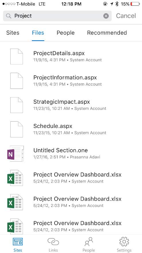 Integration with OneDrive