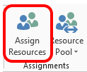 Assign Resources Button